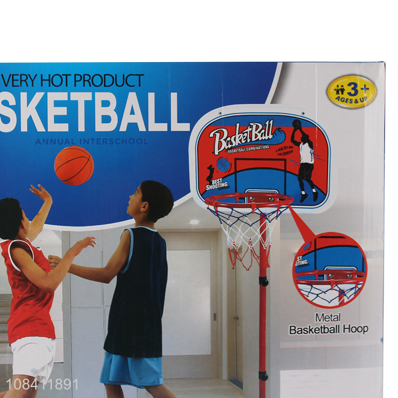 New arrival portable indoor basketball rack for kids