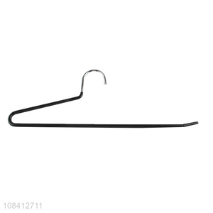 Popular design pvc coating metal pant hanger nonslip trousers hanger