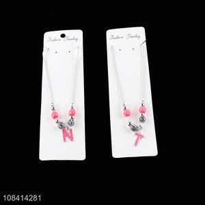 Yiwu supplier cute <em>fashion</em> necklace girls <em>jewelry</em> for sale