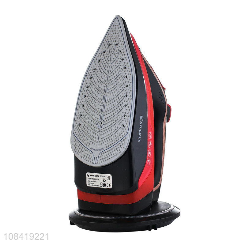 High quality home fashion steam iron with base