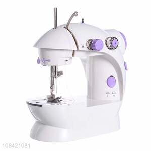 Wholesale EU plug 6W mini portable electric household sewing machine with light & cutter