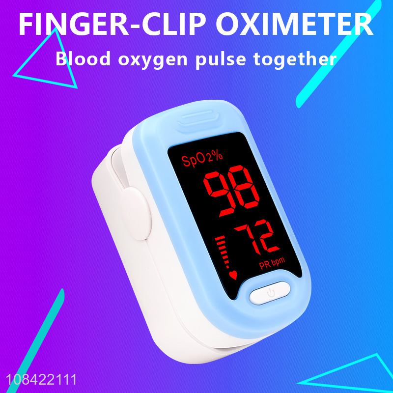 Wholesale portable fingertip pulse oximeter blood oxygen home saturation monitor