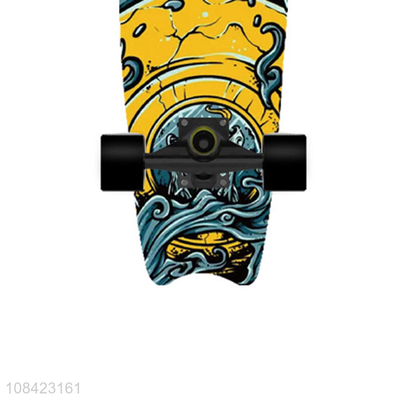 High quality cartoon printed skateboard maple board