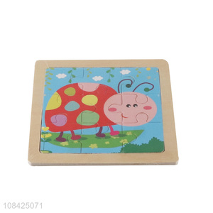 Hot selling cartoon ladybug paper jigsaw <em>puzzles</em> for kids boys girls