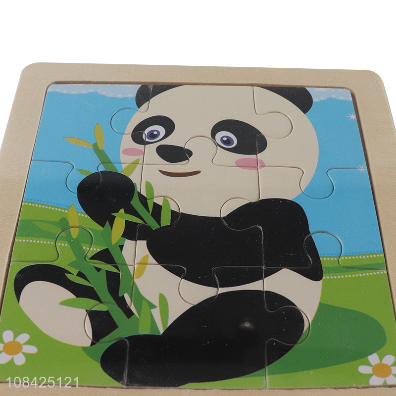 Online wholesale cartoon panda paper puzzles animal puzzles for kids