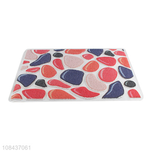 Hot products concave and convex stone pattern floor mat