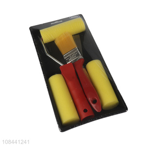 Low price 5pcs roller <em>brush</em> <em>paint</em> tool brushes wholesale