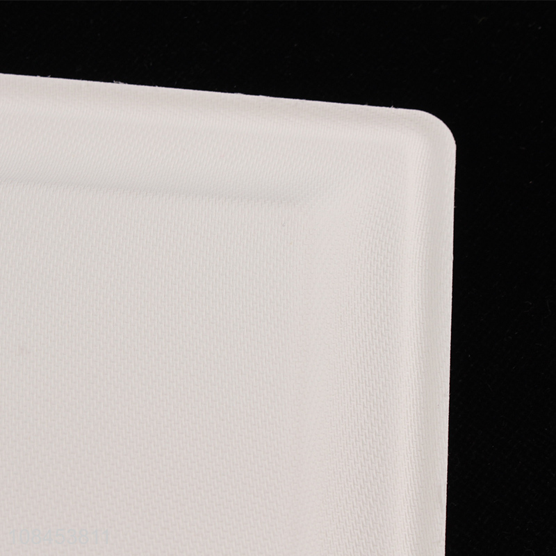 Hot products square plate foam dinner plate for sale