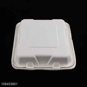 Factory wholesale three-grid disposable <em>meal</em> box take-out box