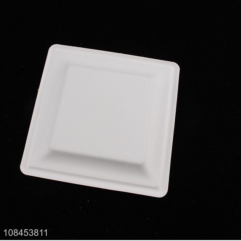 Hot products square plate foam dinner plate for sale