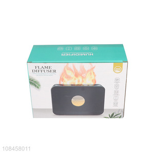 New arrival desktop flame <em>humidifier</em> aromatherapy machine