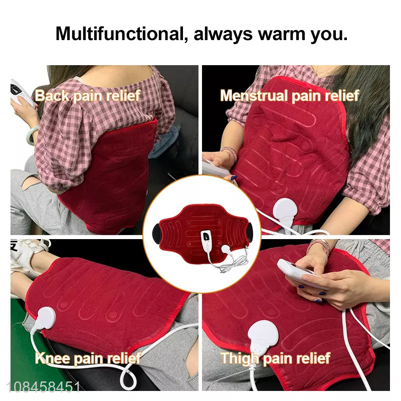 High quality auto-off machine washablehot compress physiotherapy belt for waist