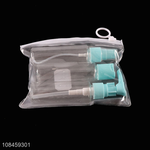 Best selling portable travel sub bottles kit for toiletries