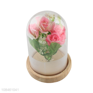 Top products artificial soap flower for valentine's day