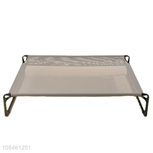 Wholesale summer outdoor elevated stainless steel frame cooling dog bed