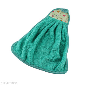 Wholesale super absorbent coral fleece hand <em>towels</em> for bathroom kitchen
