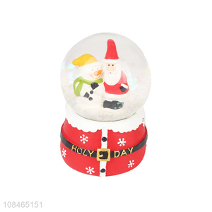 High quality Christmas snow globe Christmas resin <em>decoration</em>