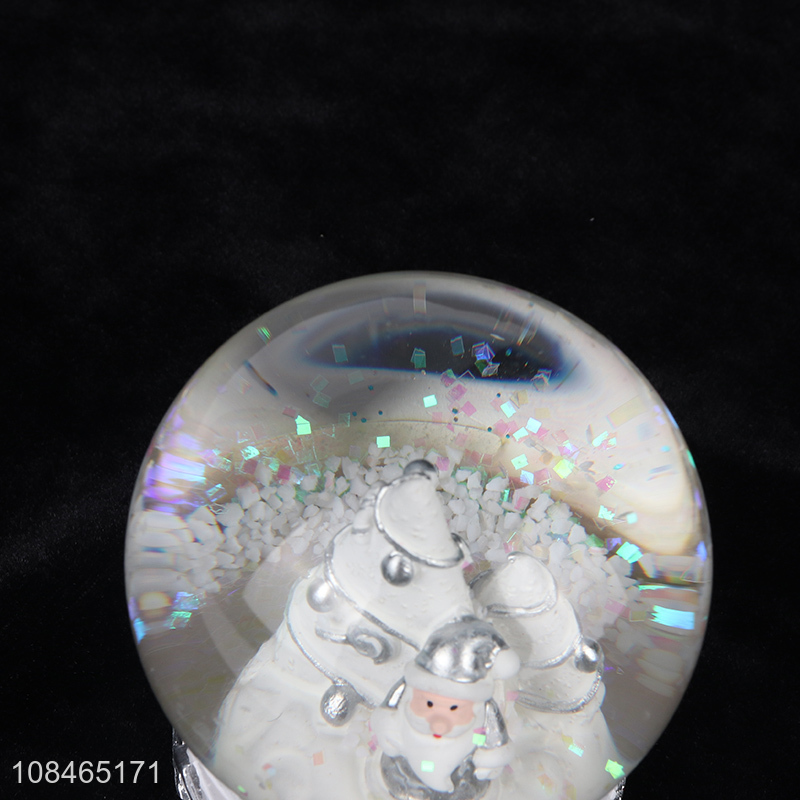 Wholesale mini Christmas glass snow globe Christmas water ball