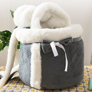 Factory direct sale cotton cat nest portable cat bag