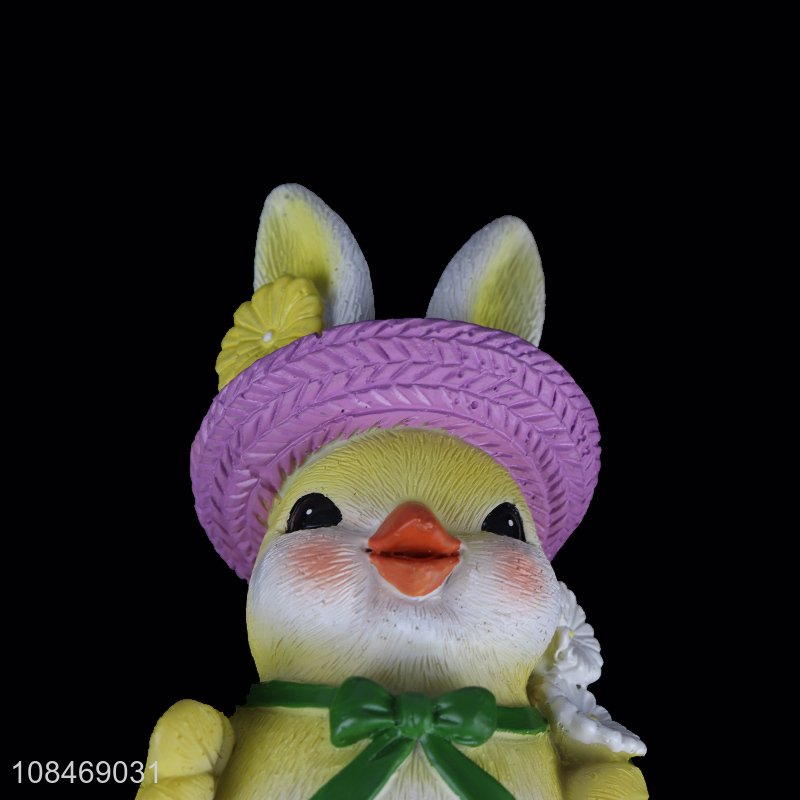 Good quality Easter chick figurine resin chick statue for party decoration