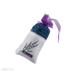 Good quality lavender <em>sachet</em> cotton hemp drawstring bag for sale