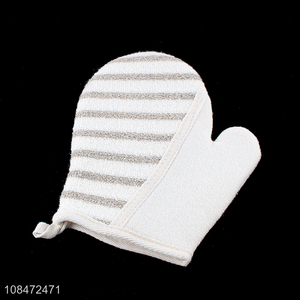 High quality bath mitts shower gloves body scrubber for adults
