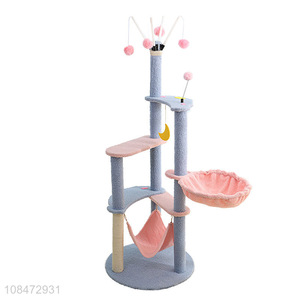 Factory price cats tree climbing house cats toys for pets supplies