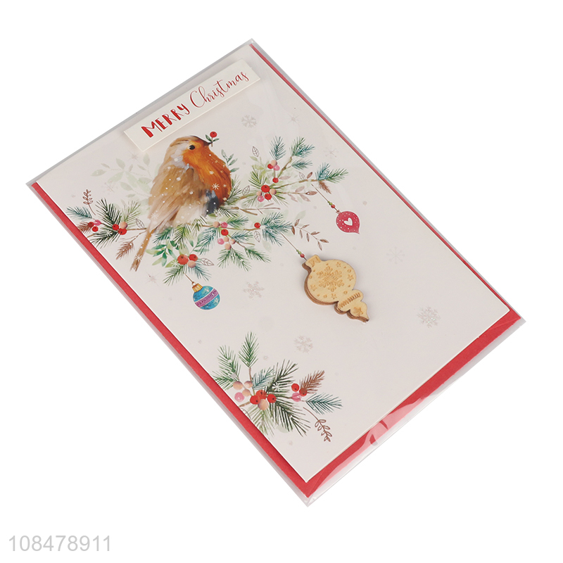 Popular design Christmas greeting cards holiday card wholesale