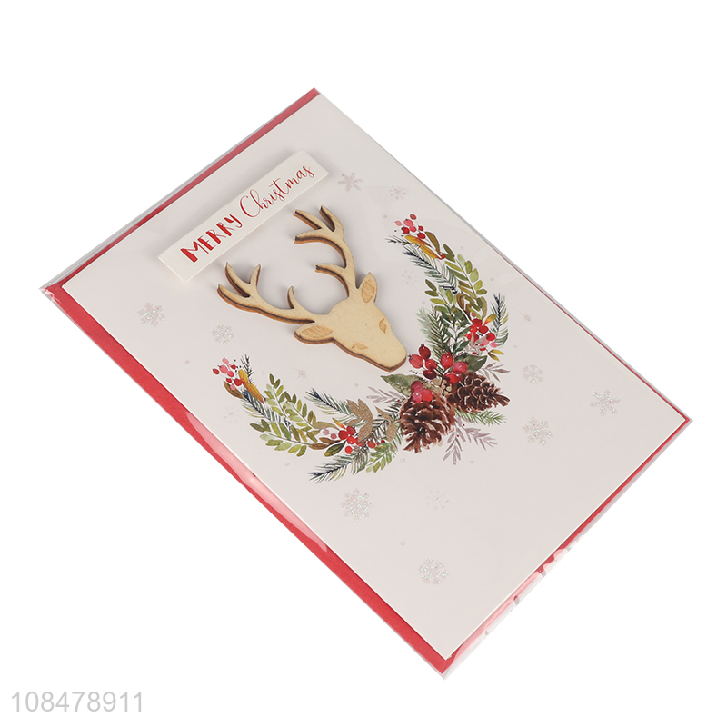 Popular design Christmas greeting cards holiday card wholesale