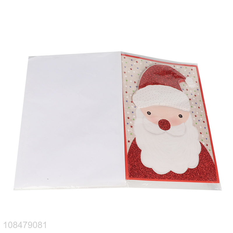 Factory price musical Christmas greeting cards holiday gift cards