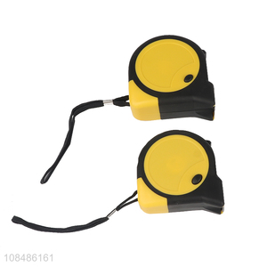 High quality auto-lock retractable measuring tape with steel blade