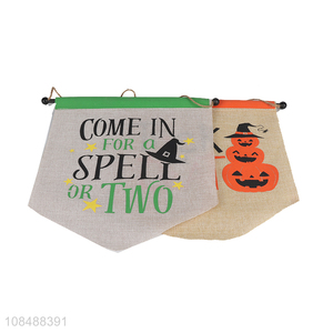 Wholesale price halloween hangings polyester party <em>flag</em>
