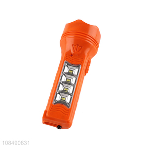 High quality solar powered rechargeable led torch flashlight for home use