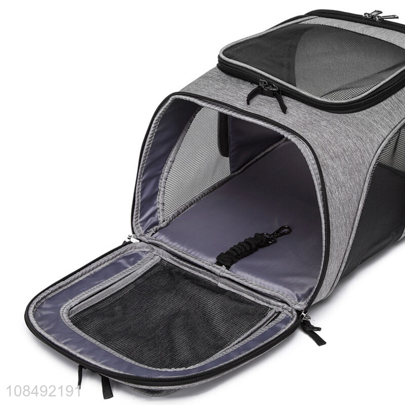 Factory direct sale nylon pet bag portable pet backpack