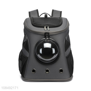 Hot selling fashion breathable portable pet backpack