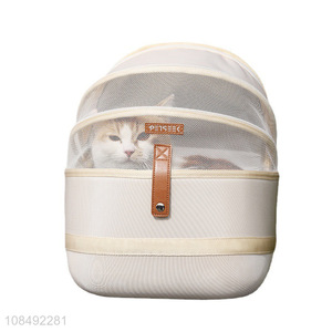 Factory price breathable outdoor portable pet backpack