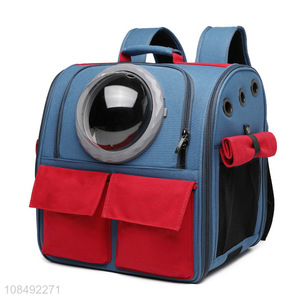 Hot selling large capacity cat bag pet backpack