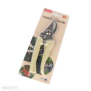 Good quality 7inch stainless steel garden scissors pruner shears