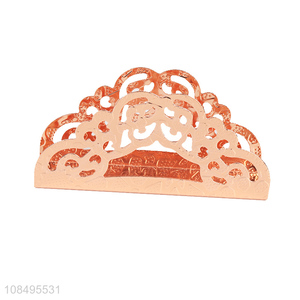 New products rose gold metal paper towel rack for sale