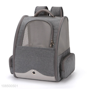 Wholesale price polyester pet backpack portable pet bag