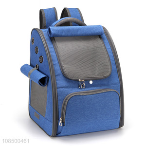 Factory wholesale breathable pet bag portable cat backpack