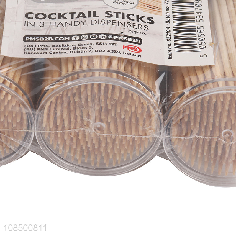 Online wholesale 600pcs natural bamboo toothpicks for home restaurant