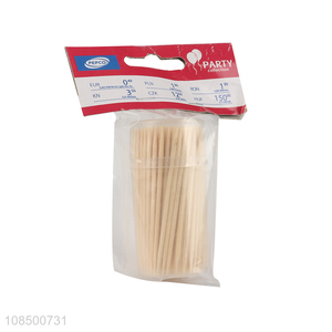 Wholesale 200pcs natural bamboo toothpicks single-pointed toothpicks