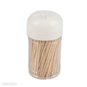 High quality 250pcs natural bamboo toothpicks for teeth cleaning