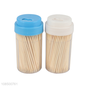 Good quality 200pcs natural bamboo toothpicks double-points toothpicks