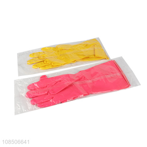 Factory price <em>latex</em> household <em>gloves</em> multi-use cleaning <em>gloves</em> for kitchen