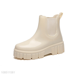 Top selling multicolor fashion waterproof rain boots for women