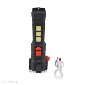 China factory portable handheld rechargeable <em>flashlight</em> for sale