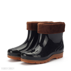 New products winter warm <em>men</em> fashion working <em>shoes</em> waterproof rain boots