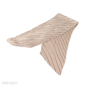 New products women neckscarf thin crumpled satin silk <em>scarf</em>